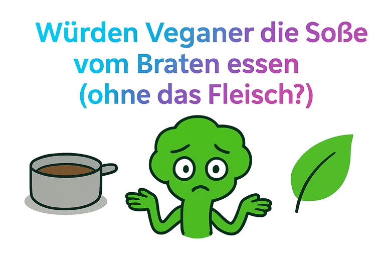 Würden Veganer die Soße vom Braten essen (ohne das Fleisch)?