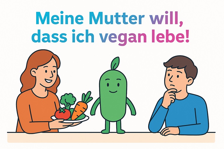 Meine Mutter will, dass ich vegan lebe!