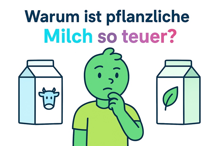 Warum ist pflanzliche Milch so teuer?