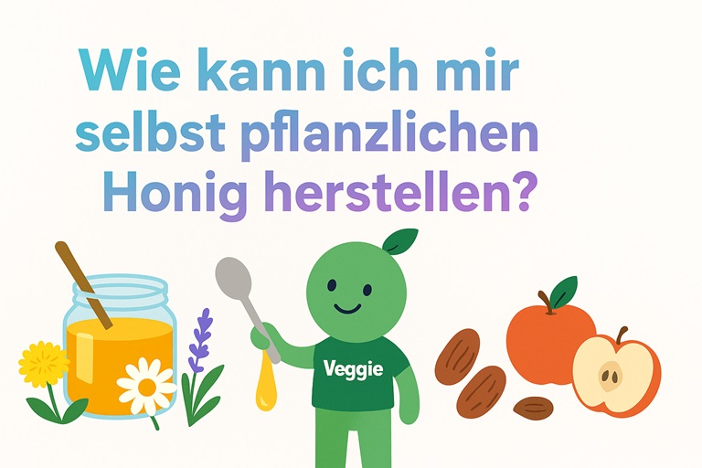 Wie kann ich mir selbst pflanzlichen Honig herstellen?